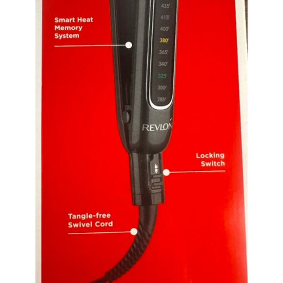 Revlon Copper Ceramic Dual Plate Hair Straightener 1½ inch Iron, Dual Voltage - Picture 6 of 10